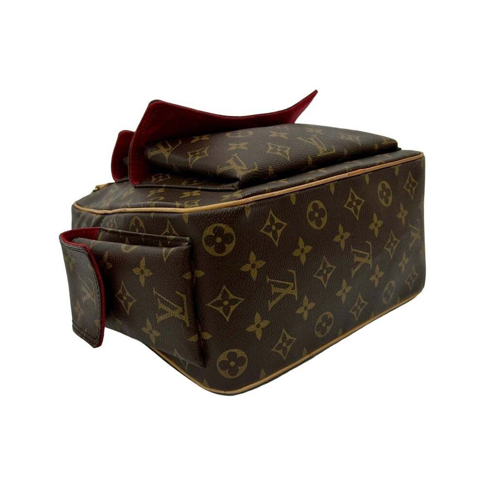 LOUIS VUITTON Authentic Vintage Brown Monogram Leather Boston Bag - Picture 7 of 10